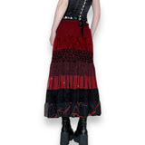 y2k gothic prairie skirt (s)