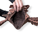 mocha latte frilly tote