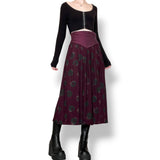 vintage 80s/90s whimsigoth princess skirt (xs-s)