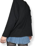 vintage cutie halloween patch long sleeve top (xl)