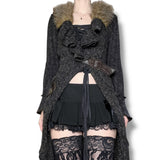y2k vampire assassin longline cardigan (s-m)