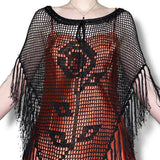 y2k black rose netted poncho (s-l)