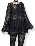 witchy lace babydoll dress (m-l)
