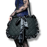 nightmare puffy quilted oversized pillow tote bag