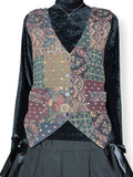 90s tapestry patchwork vest top (m-l)
