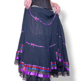 vintage anna konya gothic prairie skirt (s-m)