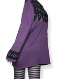 cozy jester oversized sweater (os)