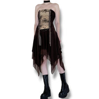 apocalypse fairy vintage midi dress (s-m)