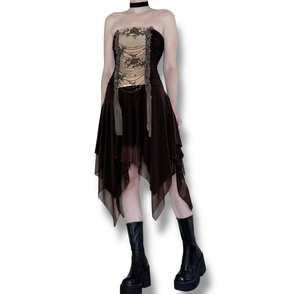 apocalypse fairy vintage midi dress (s-m)