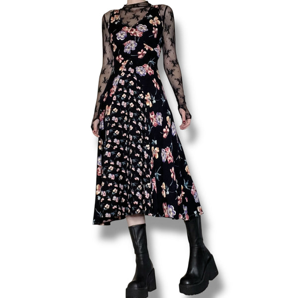 garden witch vintage tea dress (s)