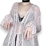 pale lilac lace tunic top (xs-m)