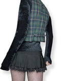 vintage 90s plaid vest top (m)