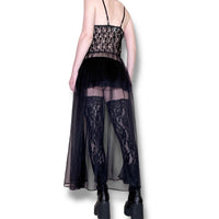 vampire princess vintage slip gown (s-m)