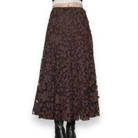 vintage forest decay maxi skirt (m)