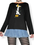 whimsical ghosts halloween top (xl)