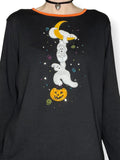 whimsical ghosts halloween top (xl)