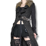 y2k vampire assassin longline cardigan (s-m)