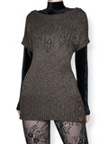hot cocoa mini sweater dress / tunic (m)