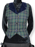 vintage 90s plaid vest top (m)