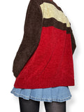 vintage cozy autumn chenille sweater (m)