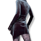witchy shimmery velvet mini dress (s-m)