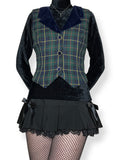 vintage 90s plaid vest top (m)