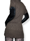 hot cocoa mini sweater dress / tunic (m)