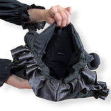 gloomy puffy quilted tote bag