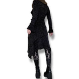 y2k vampire assassin longline cardigan (s-m)