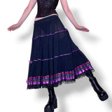 vintage anna konya gothic prairie skirt (s-m)