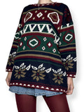 vintage cozy autumn sweater (os)