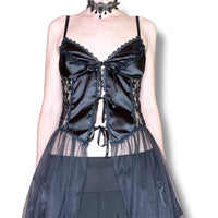 vampire princess vintage slip gown (s-m)