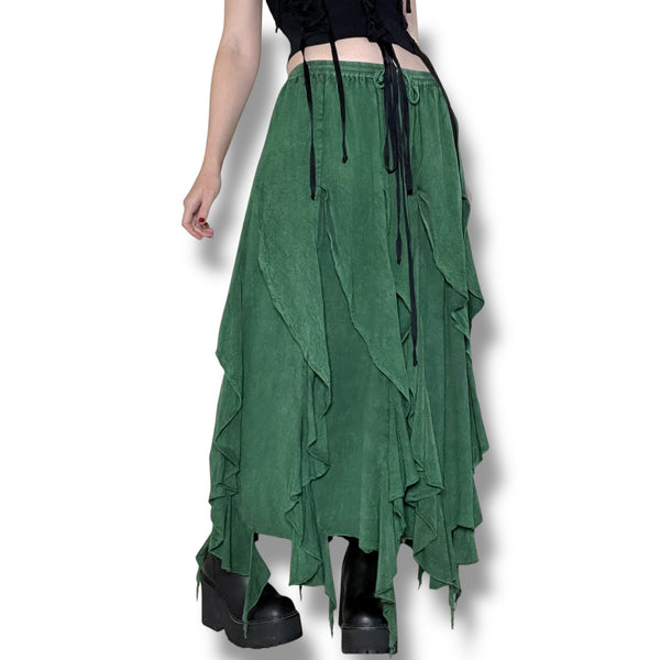 forest witch ruffle maxi skirt (s-l)