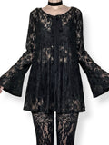 witchy lace babydoll dress (m-l)
