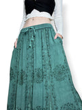 medieval forest witch vintage maxi skirt (m-xl)