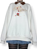 vintage autumn apple sweatshirt (3xl)