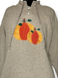 vintage oatmeal pumpkin sweater (m-l)
