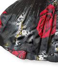 y2k gothic rose satin top (s-m)