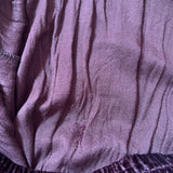 y2k cocoa velvet maxi skirt (m-l)