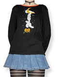 whimsical ghosts halloween top (xl)
