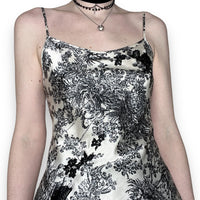y2k gothic victorian slip dress (m)
