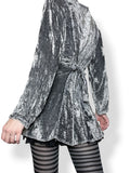 vintage medieval whimsigoth velvet tunic (os)