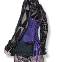 ultra violet lace corset (m)