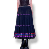 vintage anna konya gothic prairie skirt (s-m)