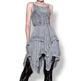 y2k whimsigoth layered dress (s-m)