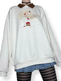 vintage autumn apple sweatshirt (3xl)