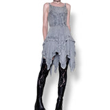 y2k whimsigoth layered dress (s-m)