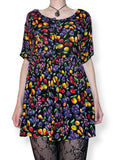 vintage autumn orchard babydoll dress (m-l)