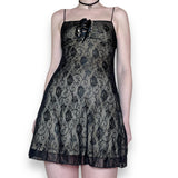dainty gothic lace mini dress (xs-s)