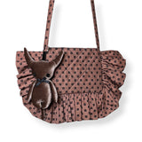 mocha latte frilly tote